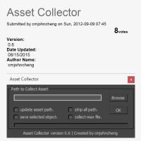 اسکریپت AssetCollector برای 3dmax 2009-2016